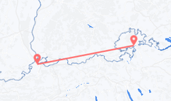 Train tickets from Basel to Neuhausen