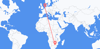 Voos da África do Sul para os Países Baixos