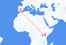 Mount Kilimanjaro to Málaga