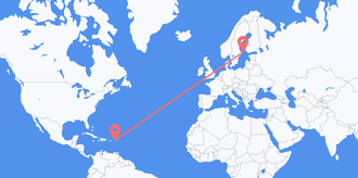 Flüge von Anguilla nach die Ålandinseln