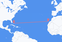 Flights from Nassau to Las Palmas