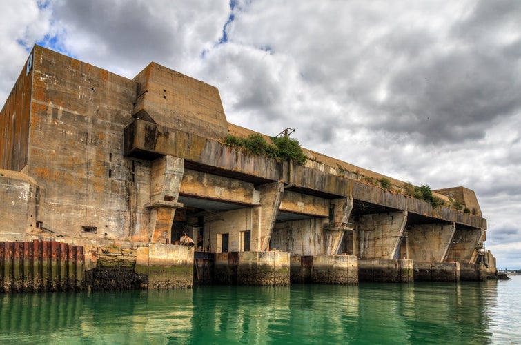 Photo of The Keroman Submarine Lorient , Frane.