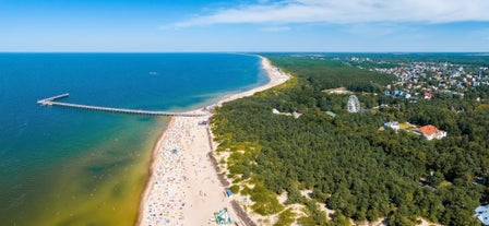 Palanga central square