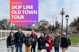 Skip line Old Town tour with Bosphorus Yacht Ride 