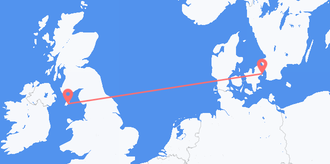 Denmark to the Isle of Man