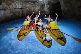 Glow Kayak Night Tour Pula in Blue Cave and Underwater World