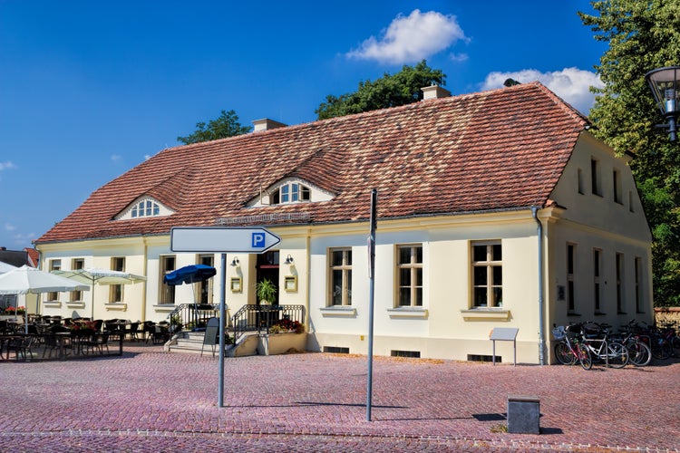 Renovated old building in Oranienburg, Germany