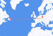 세인트 존스 출발, 프라하 도착 항공편