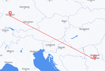 Stuttgart nach Belgrad