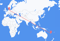 Vluchten van Nouméa, Nieuw-Caledonië naar Lübeck, Duitsland