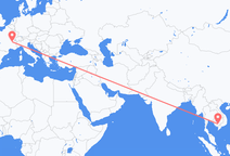 Phnom Penh to Lyon