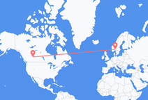 Flights from Edmonton to Oslo