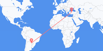 Flights from Paraguay to Turkey