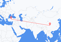 청두에서 출발해 앙카라로 향하는 항공편