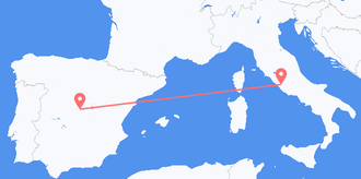 Vols de l’Espagne en Italie
