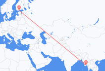 Flights from Yangon to Helsinki