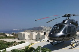 Privater Hubschrauberflug Santorini 20 Minuten - bis zu 4 Passagiere