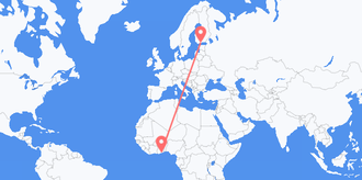 Ghana to Finland