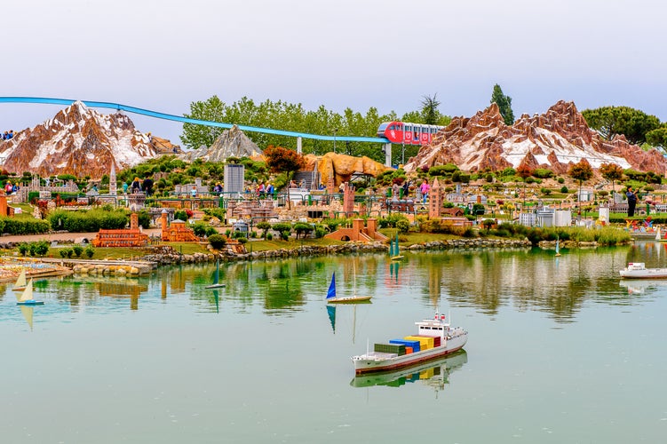 Italy in miniature, a thematic park in Emilia Romagna. It was found by Ivo Rambaldi in 1970.