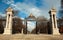 Photo of Gate of the park in Madrid, Spain .