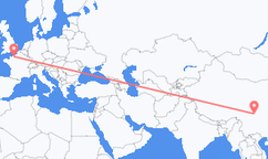 중국 청두에서 출발해 프랑스 도빌로(으)로 가는 항공편