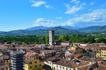 Stugor i Lucca, Italien