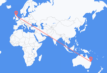 Flyg från Sunshine Coast Region till Edinburgh