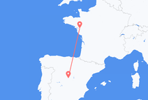 Flights from Madrid to Nantes