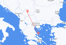 Vluchten van Skiathos naar Pristina