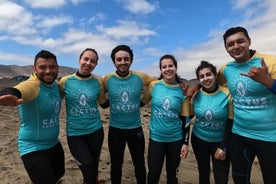 Group and private surf classes with a Certified Instructor in Lanzarote