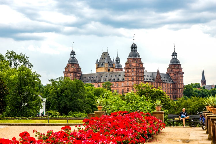 photo of view of View over Castle Johannesburg, Aschaffenburg, Germany.