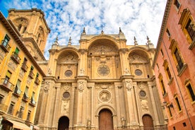 Granada, Andalusia,Spain Europe - Panoramic view of Alhambra.