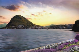 Lugano, lago de Lugano, visita guiada a pie privada