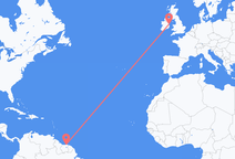 Paramaribo to Dublin