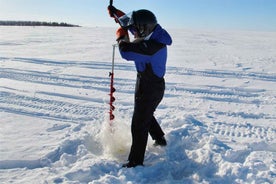 Kemi-Tornio: Ice Fishing Safari with Snowmobiles