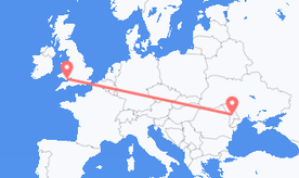 Flights from Moldova to Wales