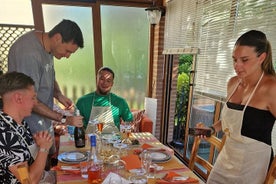 Lezione di cucina in giardino: pasta fatta a mano