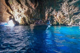 Miðaferð: Blue Cave, Mamula Island, Submarine Tunnel, Lady of the Rocks (3 klst.)