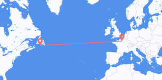 Flights from St. Pierre & Miquelon to France