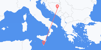Malta to Bosnia & Herzegovina