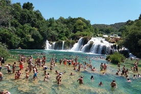 克尔卡瀑布（Krka Waterfalls）距离斯普利特（Split）或卡斯特拉（Kaštela