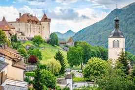 Gruyères middelalderby, ostefabrikk og Maison Cailler-tur fra Interlaken