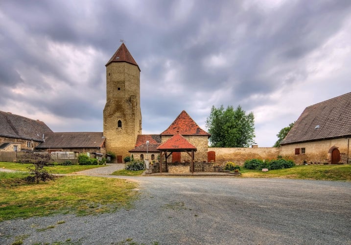 Photo of Freckleben castle.Germany.