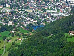 Photo of The Alp Laui near Wildhaus-Alt St. Johann with view of the Saentis and the Wildhuser Schafberg, Toggenburg, Canton of St. Gallen, Switzerland.