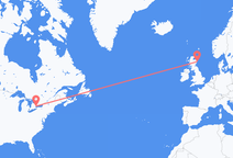 Flyrejser fra Toronto til Aberdeen