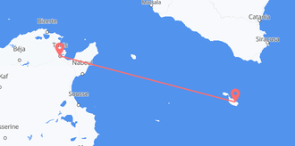 Tunisia to Malta