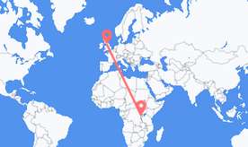 Flights from Rwanda to England