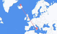 Flights from Catania to Akureyri