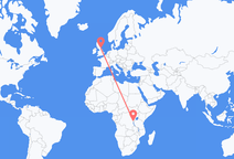 Bujumbura to Newcastle upon Tyne