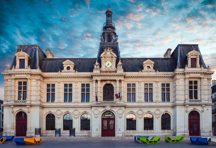 Photo of city Hall of Poitiers in France.